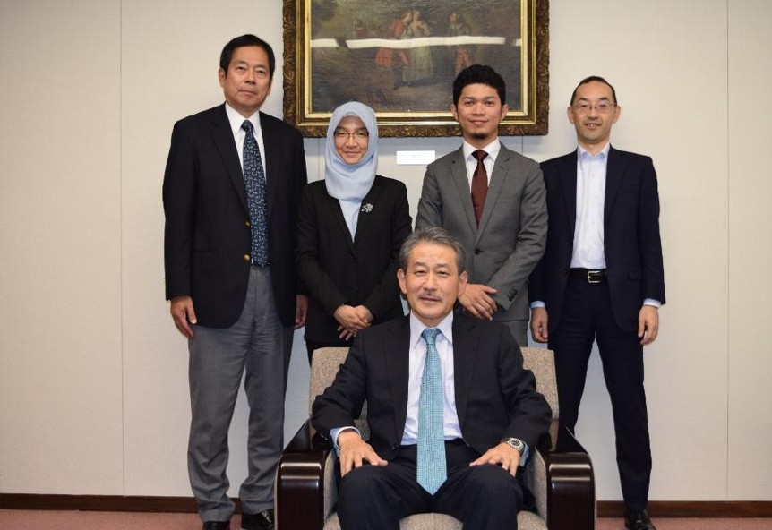 写真：2019年秋採用奨学生証書授与式の様子